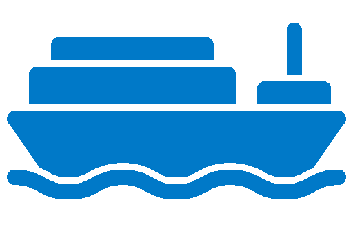 cargo boat blue